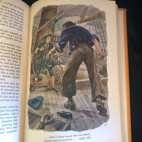 Vintage Treasure Island Hardcover by Robert Louis Stevenson 1949 - USA - Picture 8 of 10